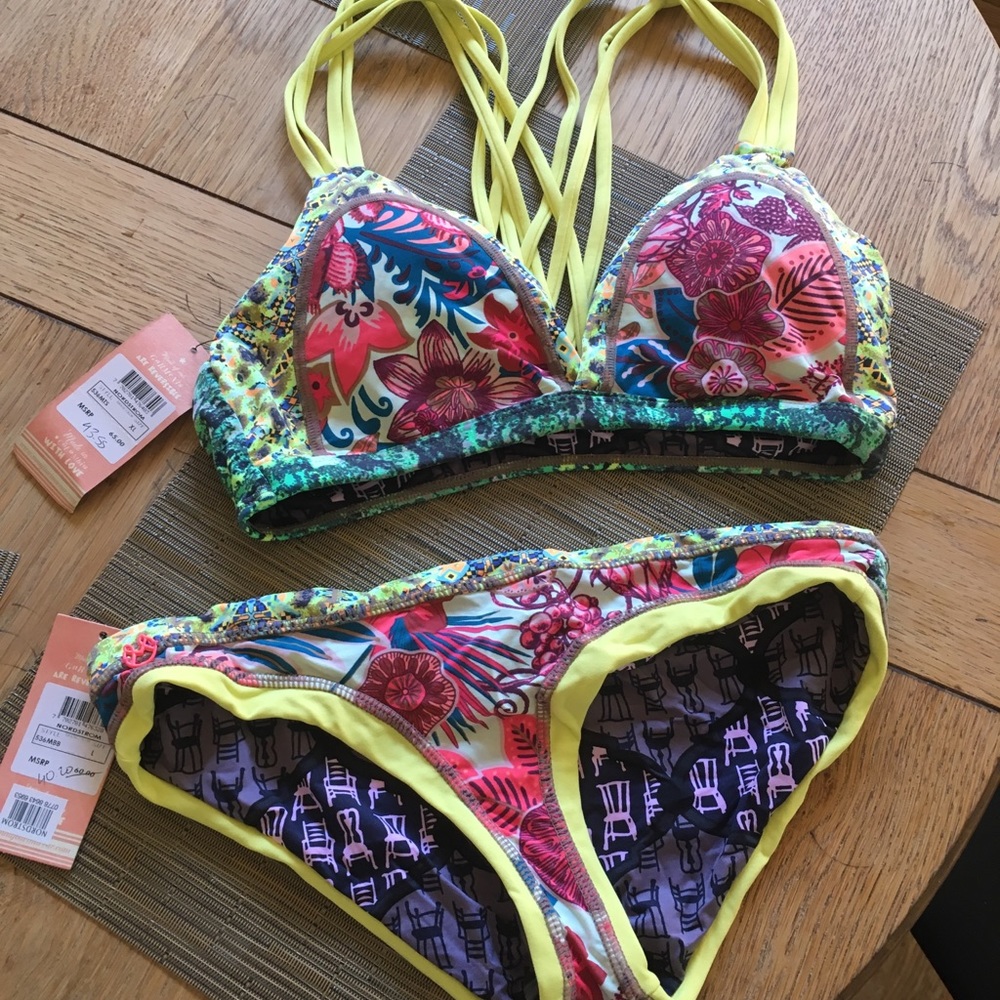 Maaji Royal Riders bikini (top XL, bottom L)